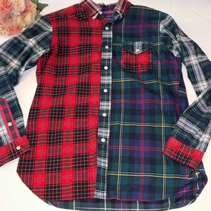 Ralph Lauren Classic Fit Tartan Plaid Shirt Medium Ralph Lauren Holiday Shirt